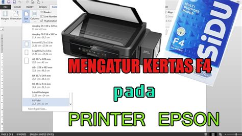 Jadi, klik inch pada unit, tuliskan ukuran lebar dan tinggi isikan nama yang sesuai, misal: Menambah Ukuran Kertas F4/HVS Folio pada Printer Epson secara Permanen - YouTube