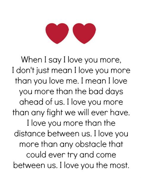 24 When I Say I Love You More Quote Best Day Quotes
