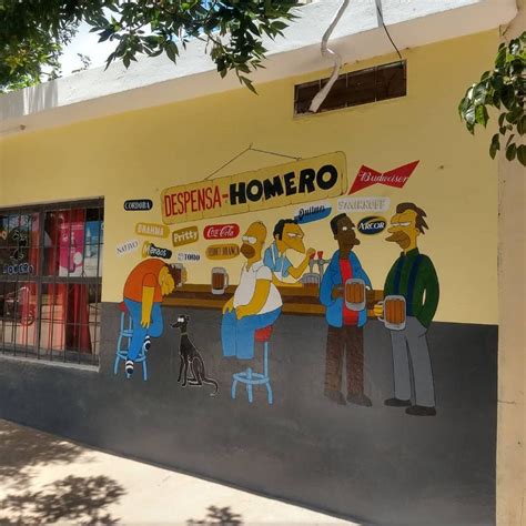 El Bar De Moe Y Los Simpsons El Impresionante Mural En Córdoba Que Es