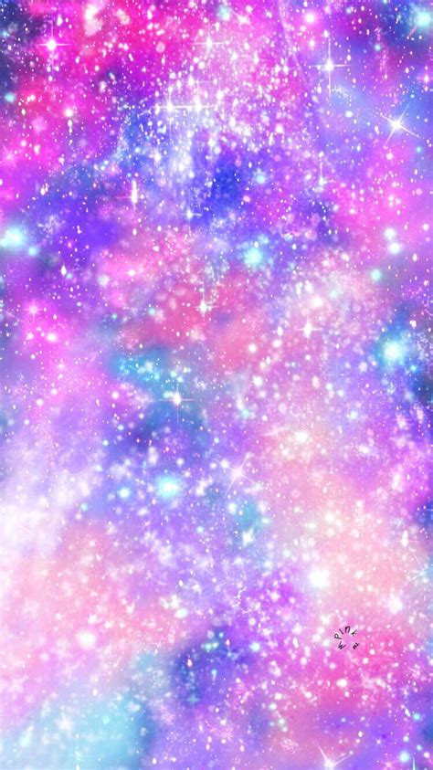 Glitter Ombre Unicorn Background 750x1334 Wallpaper