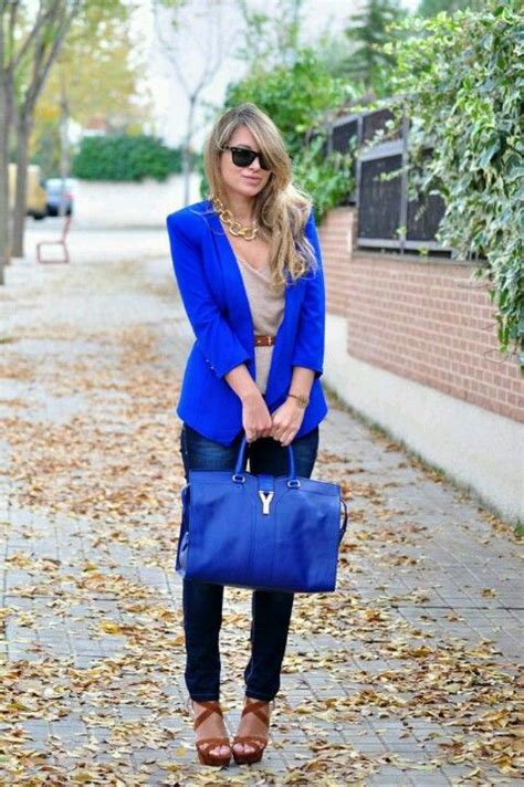 Top 50 Great Ideas For Cobalt Blue Royal Blue Blue Blazer Outfit