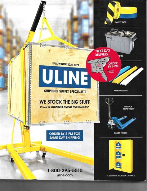 Uline Fallwinter 2021 2022 Catalog Ebay