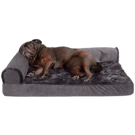 Furhaven Pet Dog Bed Deluxe Cooling Gel Memory Foam Orthopedic Plush