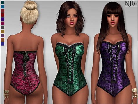 Liberty Body Corset By Margeh75 At Sims Addictions Sims 4 Updates