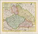 Historic Map - Nuova Carta del Regno di Boemia, Ducato Di Slesia, Marc ...