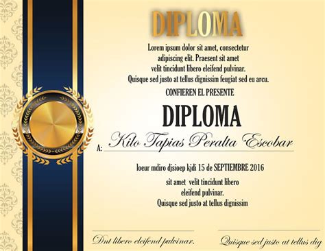 9 Mejores Imágenes De Diplomas Y Mencion De Honor Editables En Word En