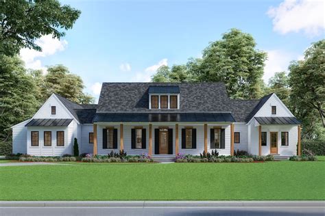 Modern Country Farmhouse Plan With Master Lounge 510105wdy