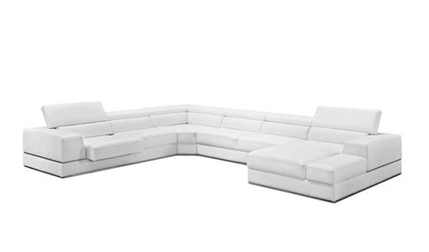 White Sectional Leather Sofa Modern Cabinets Matttroy