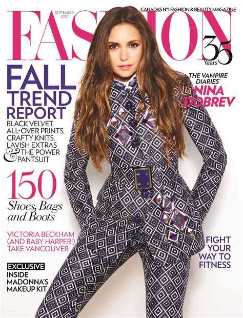 The Latest Nina Dobrev Covers Fashion Magazine This Sept Canadian