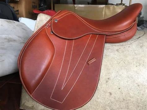 Brown Jumping Leather Horse Saddle Seat Sizes 175 Inch At Rs 9500 In