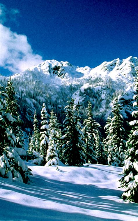 Free Download Winter Nature Snow Scene Desktop Wallpapers For