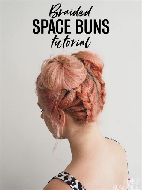 Diy Braided Space Buns Tutorial Hair Romance