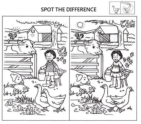 Spot The Difference Worksheets Printable Pdf Ronald Worksheets