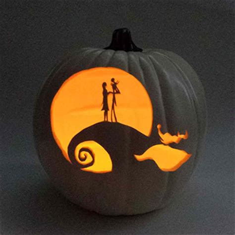 Pumpkin Carving Patterns The Nightmare Before Christmas New Concept