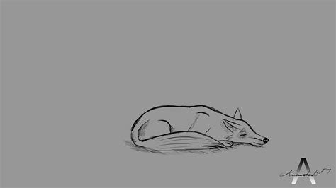 Artstation Sleeping Fox