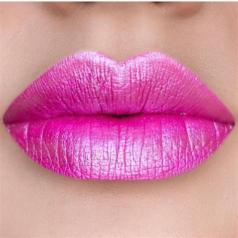 Metallic Pink Lipstick Pink Lipstick Lips Lip Colors Lip Art Makeup