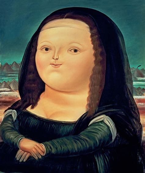 Fernando Botero Mona Lisa 1978 183 X 166 Cm Obras De Fernando