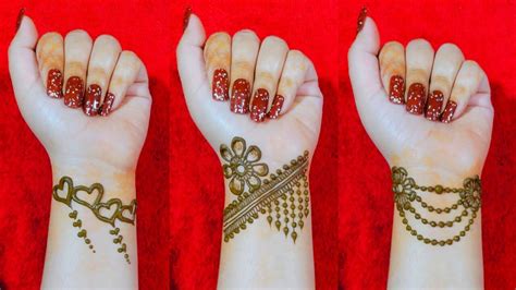 Beautiful Wrist Mehndi Designs 2020 Stylish Bracelet Tattoo Mehndi