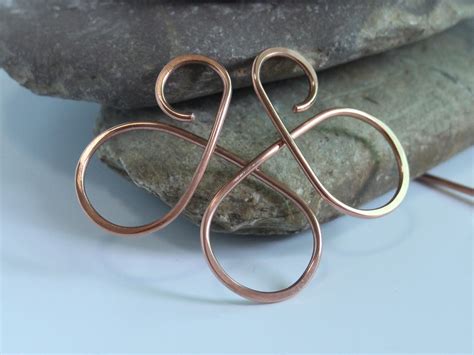 celtic shawl pin scarf pin copper sweater brooch coat pin etsy