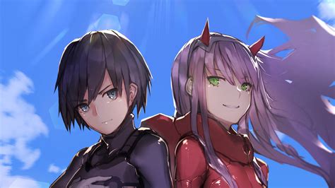 Darling In The Franxx Wallpaper Hiro And Zero Two