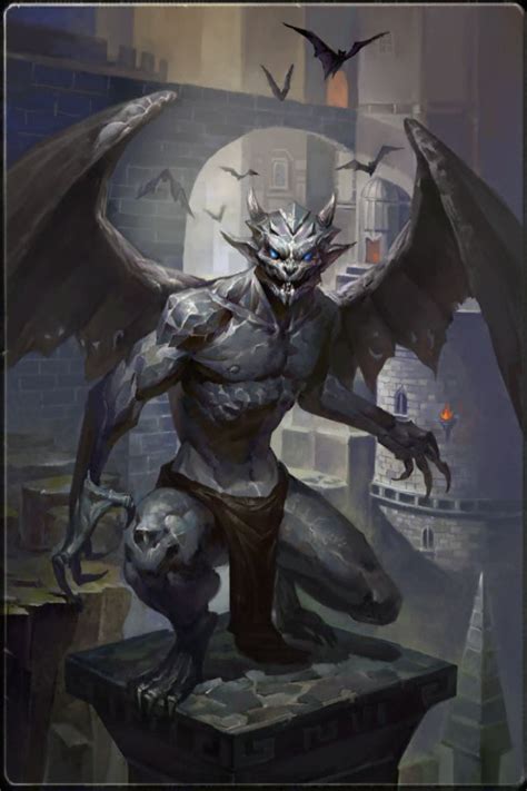 Gargoyle Dark Fantasy Art Fantasy Character Design Fantasy Beasts