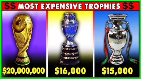 top 14 most expensive football trophies in the world youtube