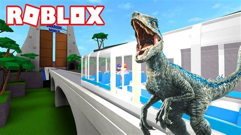 El Increible Mundo De Jurassic World En Roblox Youtube