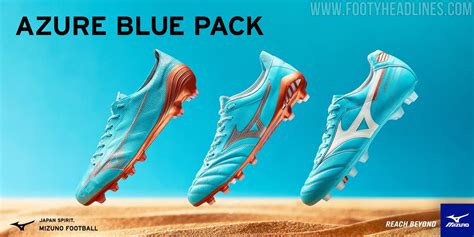Mizuno Azure Blue 2022 World Cup Boots Pack Released Footy Headlines