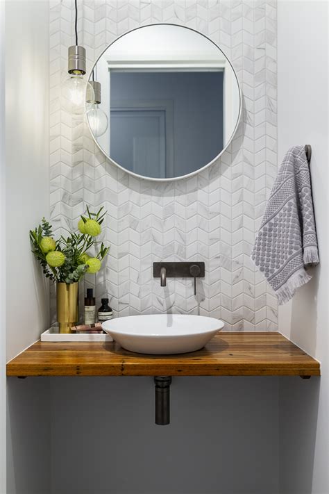 Awasome Floor Tile For Small Powder Room Ideas