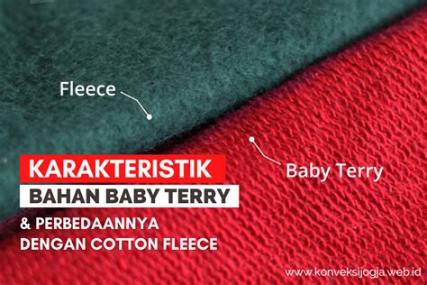 Karakteristik Bahan Baby Terry Dan Perbedaannya Dengan Cotton Fleece