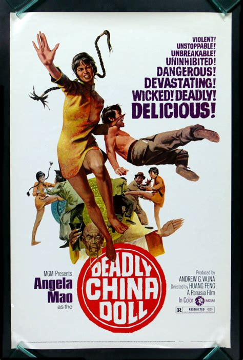 Deadly China Doll 1sh Orig Movie Poster 1973 Kung Fu Movie Posters