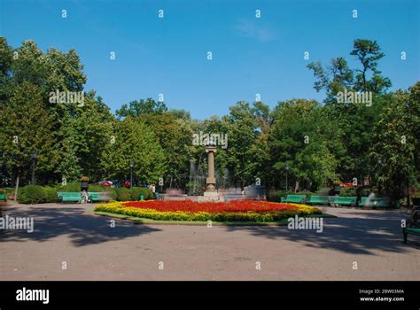 The Stefan Cel Mare Central Park In Chisinau Moldova Stock Photo Alamy