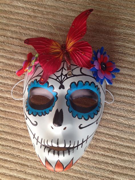 Creative Guide Through The 12 Steps Dia De Los Muertos Mask Project