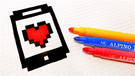 Handmade Pixel Art How To Draw An Iphone Pixelart