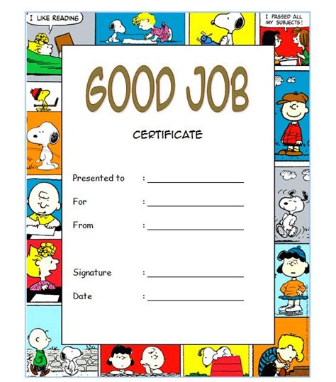 Good Job Certificate Template 9 Great Designs Fresh And Professional