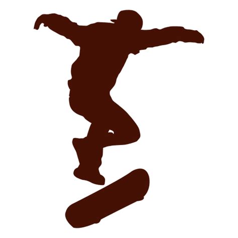 Skate Silhouette Png Designs For T Shirt And Merch