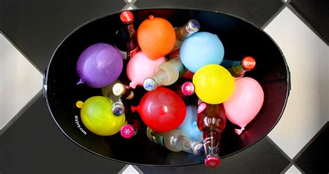 Keep Party Drinks Cold And Colorful With Frozen Water Balloons