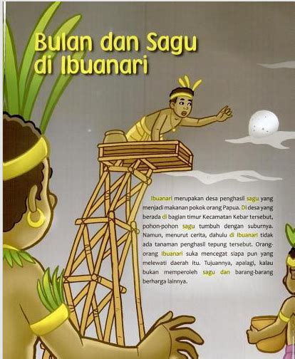 Narrative Text Indonesia Legend The Legend Of Moon And Sago In