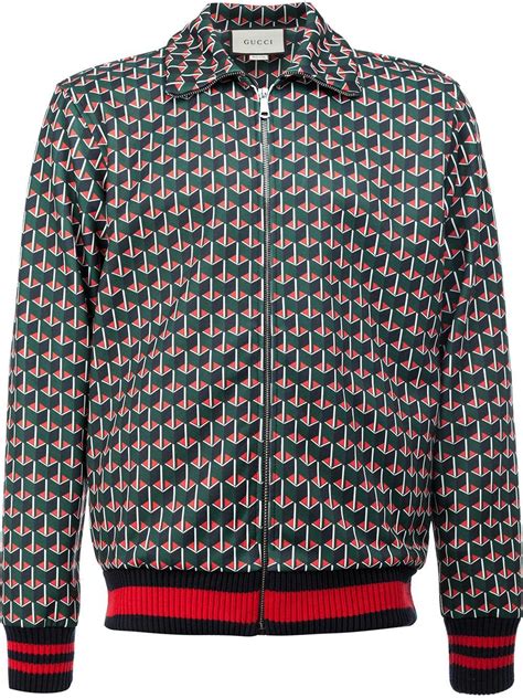 Gucci Geometric Print Bomber Jacket For Men Save 43 Lyst