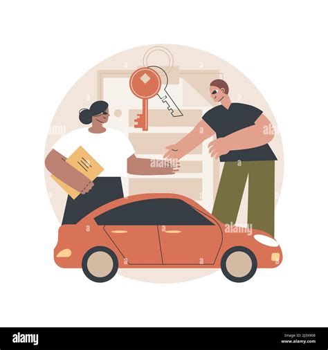 Dealership Abstract Concept Vector Illustration Authorized Dealer
