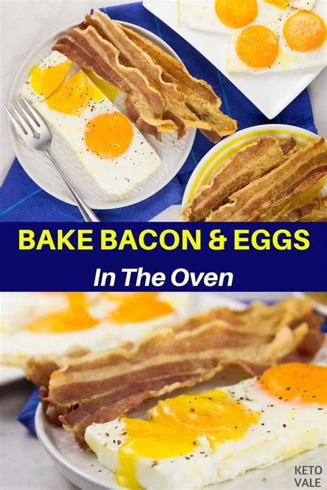 Line a rimmed baking sheet with aluminum foil and place the wire cooling rack on top of the baking sheet. Cook Bacon and Eggs in the Oven Recipe with Temperature ...