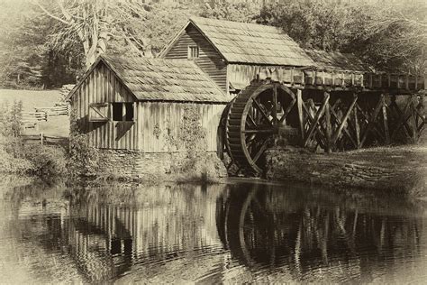 Antique Grist Mill Photograph By Jill Lang