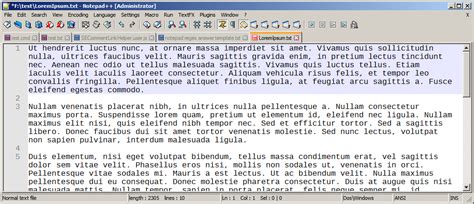 Notepad How To Fit Text To A Page Horizontally Super User