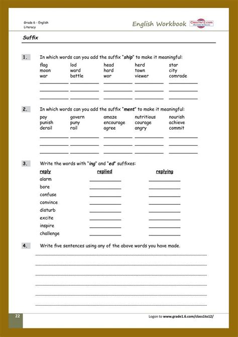 Pin On Class 6 English Cbse And Ncert Worksheets Workbook