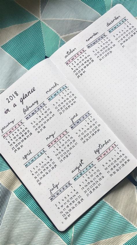 Free schedule maker for custom schedules. 2018 Calendar | Bullet journal quotes
