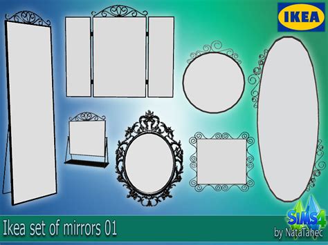 Sims 4 Ccs The Best Ikea Mirrors By Natatanec