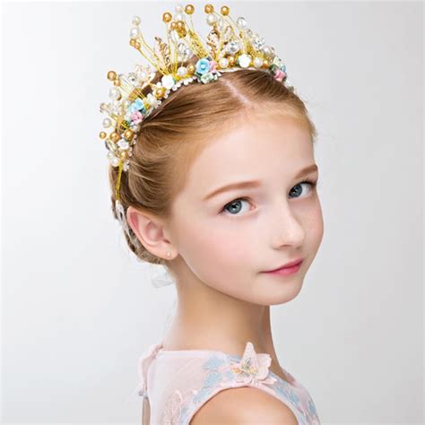 Girl Crowns Kids Tiara Childrens Tiara Majestic Crowns