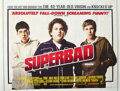 Superbad Original Cinema Movie Poster From British