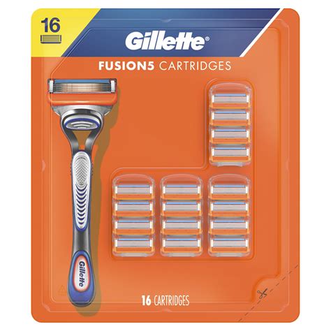 Gillette Fusion 5 Mens Razor Blades 16 Count