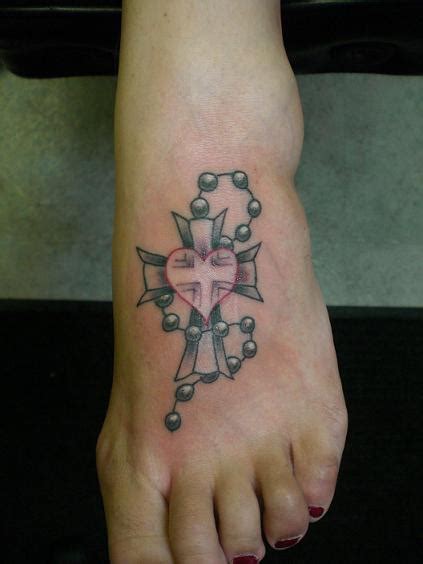 Cross Foot Tattoo By Truth Is Absolution On Deviantart